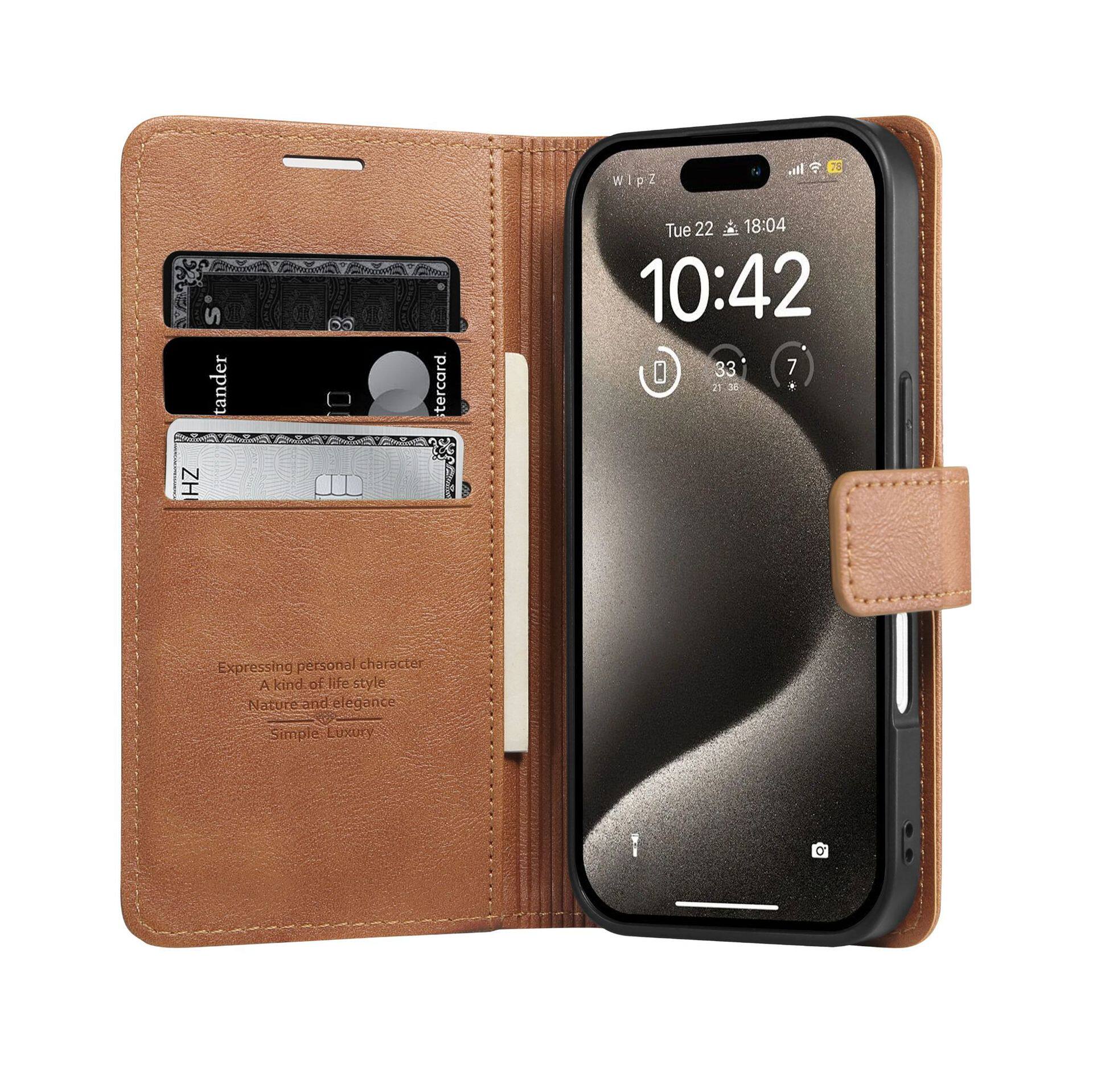 D1 Is Suitable for iPhone 17 Pro Max Wireless Charging Leather Case, Apple 16 Pro Magnetic Two-In-One Split Protection