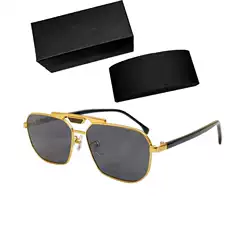 Luxury Designer Sunglasses for Men and Women, Hot-Selling Sunglasses, Square Uv400 Retro Sunglasses 58Y