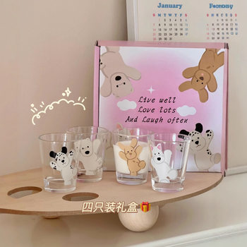 High-Looking Ins Style Glass Soju Cup, Mini Fruit Wine Cup, Household Spirits Glass, High-End Liquor Cup