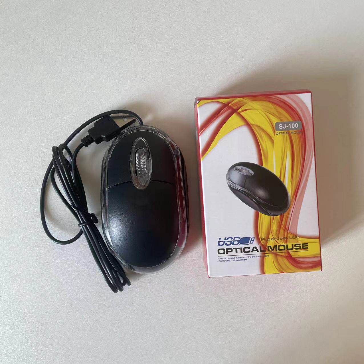 Трансграничные Подходит для Apple, настольные компьютерные аксессуары, офисные бизнес-ноутбуки, небольшие оптоэлектронные проводные мыши оптом