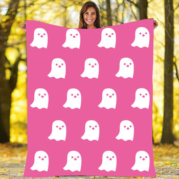 Amazon New Hot Ghost Blanket Halloween Party Decoration Flannel Office Sofa Cover Blanket