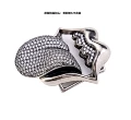 Original premium buckle: diamond-studded tongue