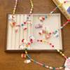 Children's Princess Cute Cartoon Beaded Necklace Little Girl Sanrio Clavicle Chain Pendant Accessories