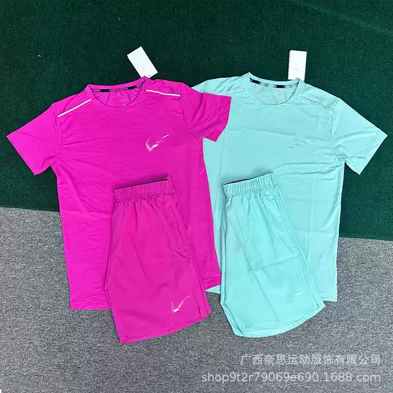 Wholesale Track and Field Sports Quick-Drying Suit, Short-Sleeved Shorts, Skin-Friendly, Quick-Drying, Sweat-Wicking, Strong Fit, Helps All Sports