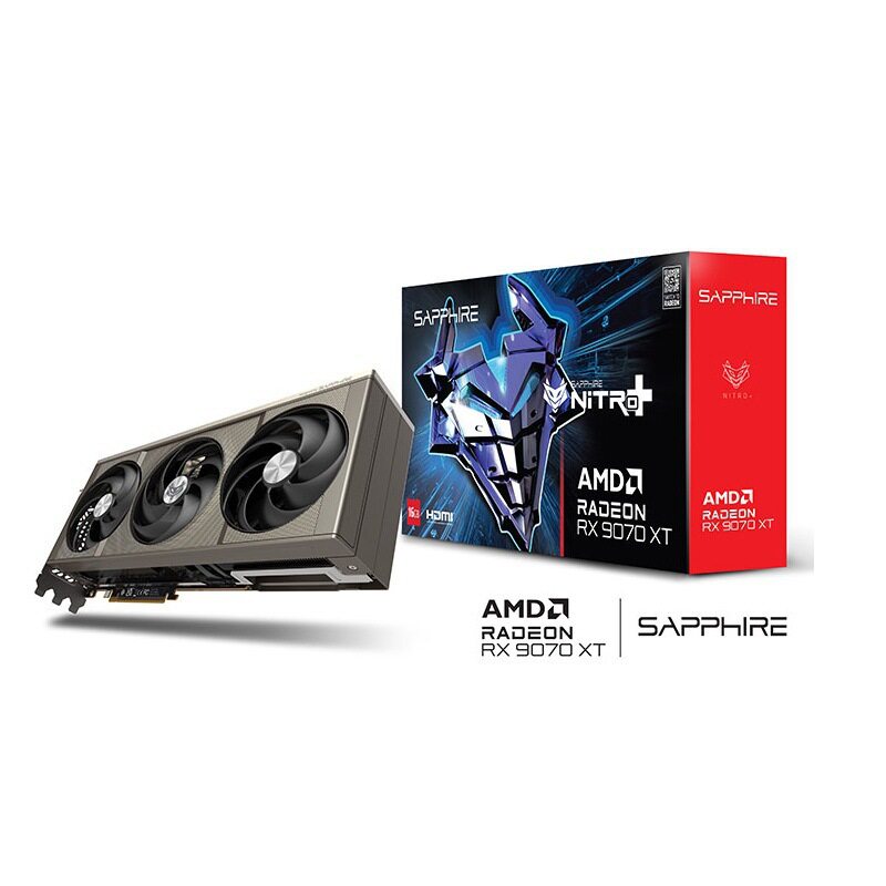 Игровая видеокарта Sapphire AMD RADEON RX9070 X 16G с динамическим искусственным интеллектом Nitrogen - купить с доставкой из Китая, цена, описание