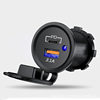 Cross-Border Car and Motorcycle Room Car Charger Mobile Phone Charger Dual USB Modified Interface 12 to 24V Wholesale