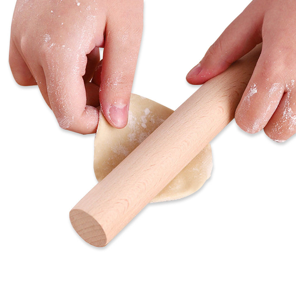 3-piece Set of Dumplings Making Tools, Rolling Pin Set, Solid Wood Pressing Stick, Household Noodle Stick, Dry Rolling Pin