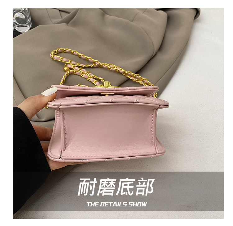 Light Luxury Quilted Women's Bag New Mini Armpit Bag Chain Fashion Shoulder Crossbody Bag Handbag Small Square Bag 6 O1CN01FOFzGr1q1HftkpBrP !!2219787655435 0 cib