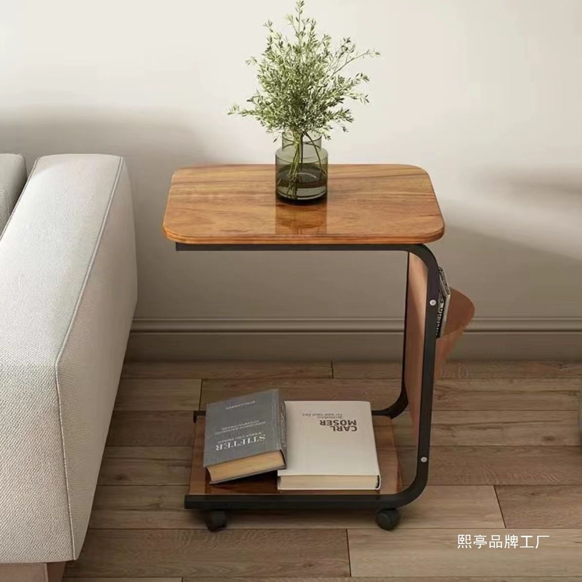 Bedside Table, Movable Coffee Table, Storage Rack, Small Table, Household Living Room, Simple Trolley, Sofa Side Table, Side Cabinet