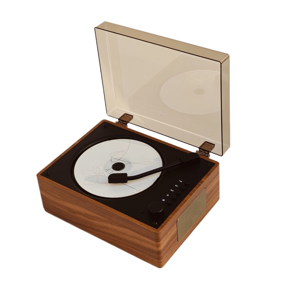 Retro Album Cd Player Bluetooth Speaker Song Cd Player Rechargeable Portable Home Audio Free Shipping