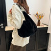 2024 autumn and winter new fluffy bag niche design fluffy underarm women's bag shoulder bag cross-border trendy dumpling bag