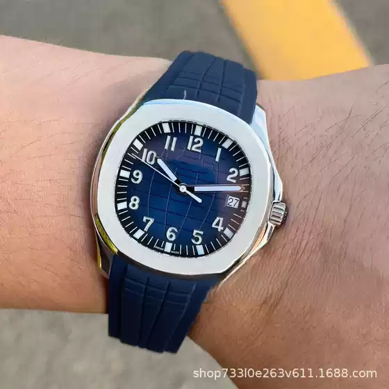 5167A Glow Nautilus Watch Silicone Strap Luminous Automatic Mechanical Watch Male Danni Road Watch Male