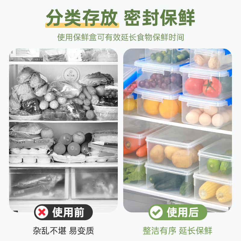 Storage Plastic Box Preservation Box Storage Box Food Storage Box Plastic Storage Box Food Box Snap Storage Box