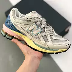 Nb1906 Liquid Silver Men's and Women's Couple Retro Dad Shoes Comfortable Non-Slip Wear-Resistant Low-Top Running Sports Shoes