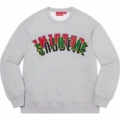 E528ss21 supreme stacked crewneck colorfulembroider gray