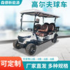 2-4 Seats Electric Golf Cart Four-Wheel Sightseeing Car Off-Road Beach 72V Lithium Lead-Acid Battery Club Car