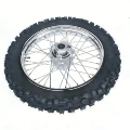 Front 19 silver front wheel