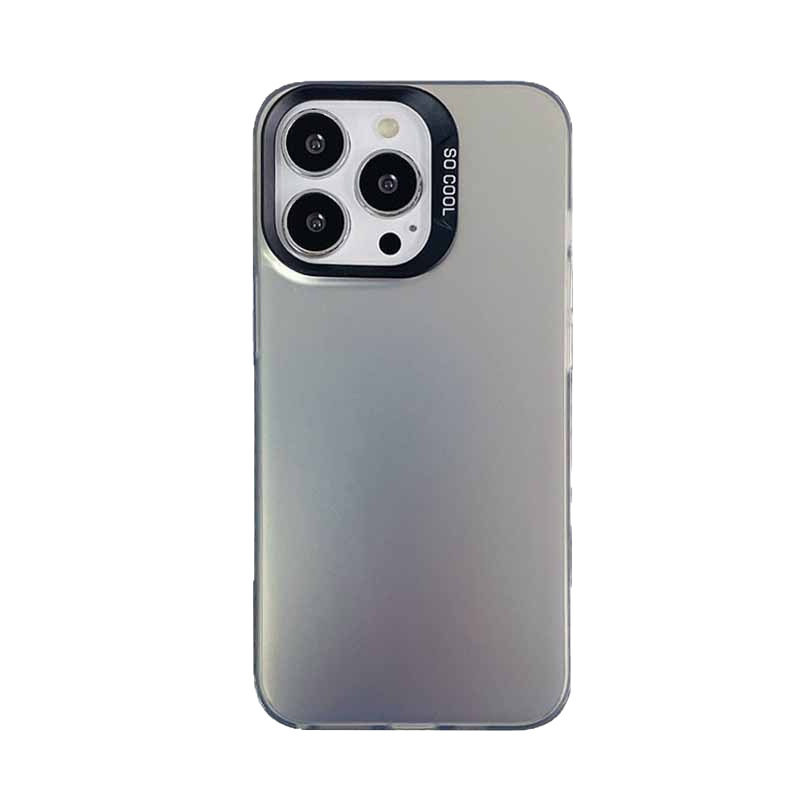 Imd Color Silver Shell Is Suitable for Iphone17Pro Mobile Phone Case Apple 13/14 Simple Hard Shell 15 Matte 12/11