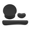 Amazon Rubber Memory Foam Wrist Mouse Pad Office Anti-Slip Wrist Pad Slow Rebound Keyboard Hand Rest Pad Wholesale