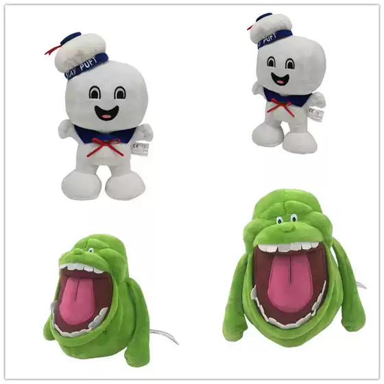 Ghostbusters Stay Puft Marshmallow Man Plush Toy Ghost Green Ghost Cartoon Doll Gift Figure