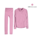 Velvet pink jacket set