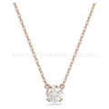 Octopus single diamond rose gold necklace