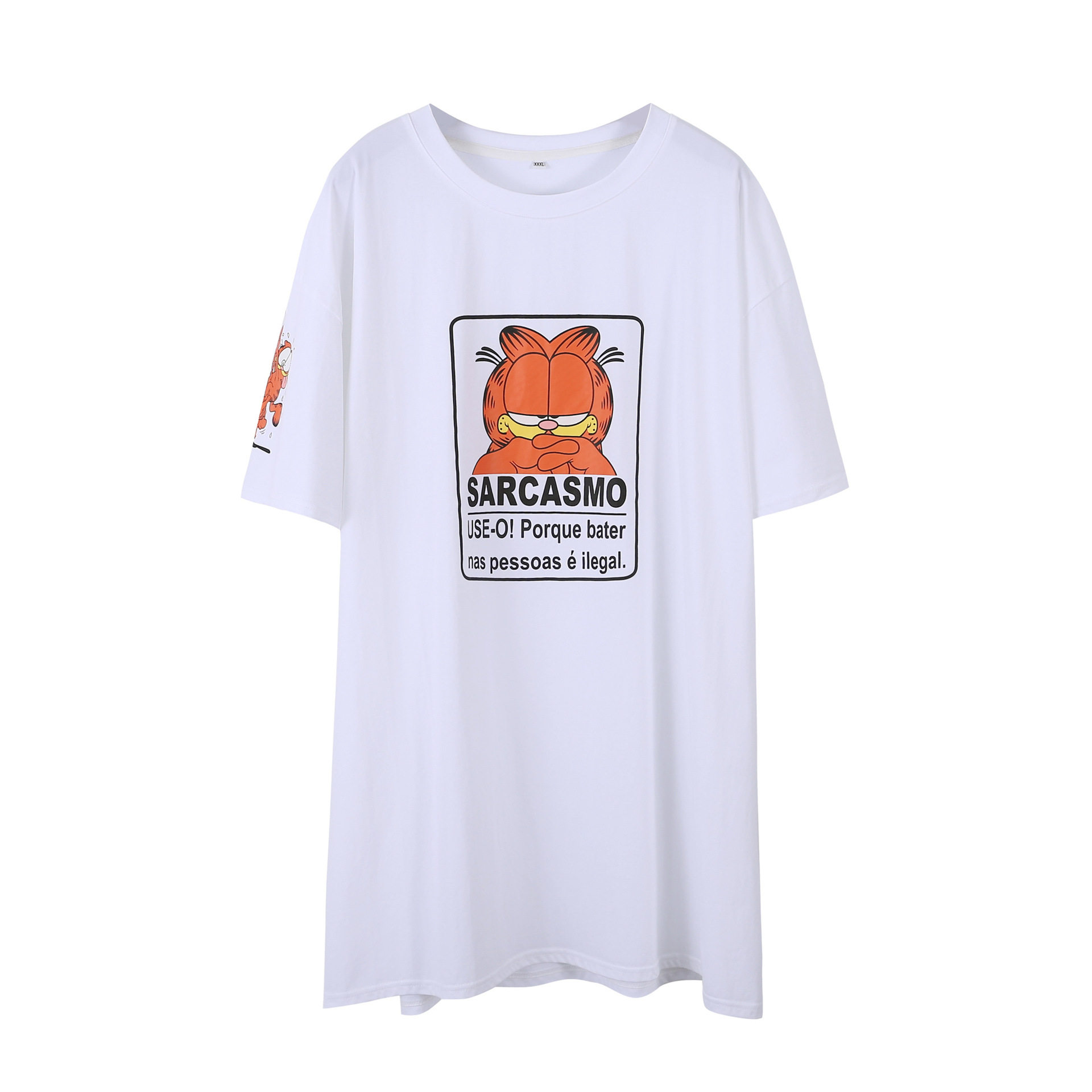 Large size pregnant women's T-shirt A version pregnant women's top loose slimming extra large size 300kg summer cotton short sleeve large size women's clothing