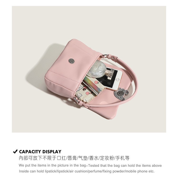 Super Hot High-End Armpit Bag Zhao Lusi's Same Niche Shoulder Bag Quilted Women's Bag Hand-Held Flower Roll Bag 8 O1CN01FTiLon1DZO1CXyCjP !!2217511990230 0 cib
