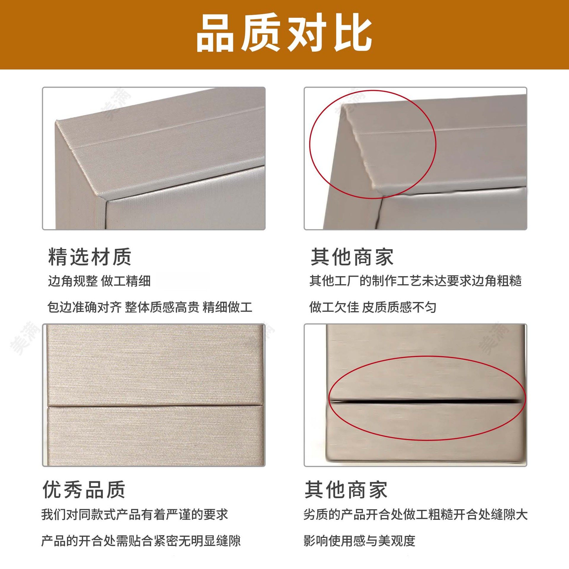 Ready Stock Brushed Pu Leather Jewelry Packaging Ring Box Light Luxury High-End Necklace Bracelet Long Chain Jewelry Box Wholesale