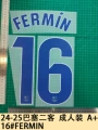 24-25 Barcelona Away Adult A+ 16#FERMIN