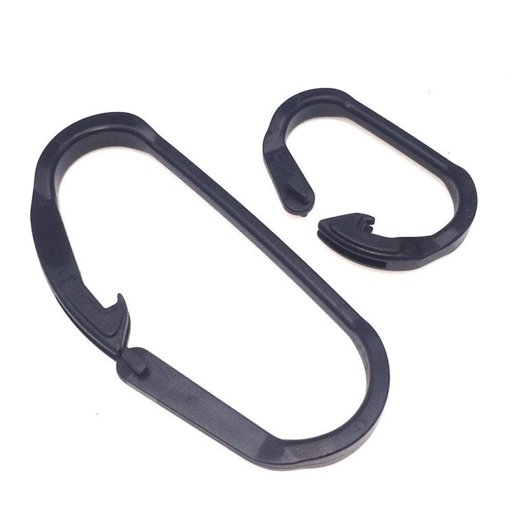 Manufacturer Wholesale Greenhouse Sunshade Net Hooks, Greenhouse Film Hooks, Reusable Open Ring Tarpaulin Hooks