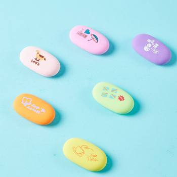 Cute Creative Learning Supplies Heron Eraser Pebble Series Eraser Prizes for Primary School Students