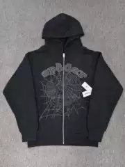 Sp5der Hoodie Atlanta Web Zip Hoodie