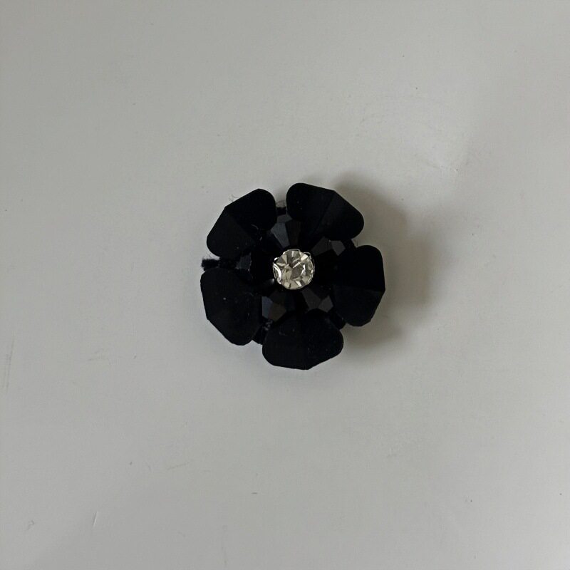 新款手工穿珠花朵辅料装饰花鞋帽花亮片小花DIY饰品服装辅料