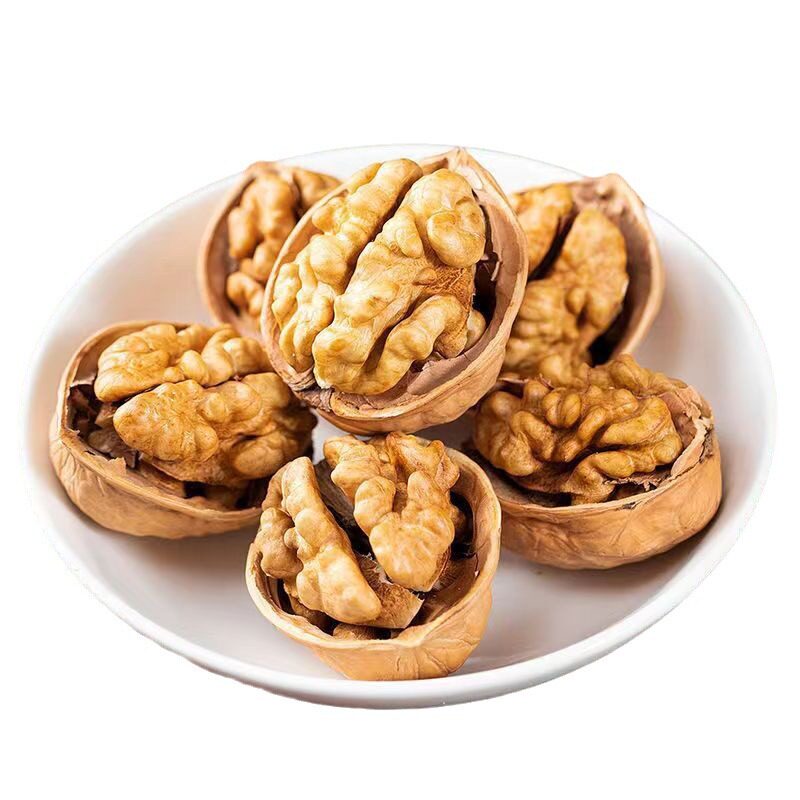 Xinjiang paper peel raw walnut delivery wholesale 500g 185 thin peel hand-peeled nut snack Aksu raw walnut
