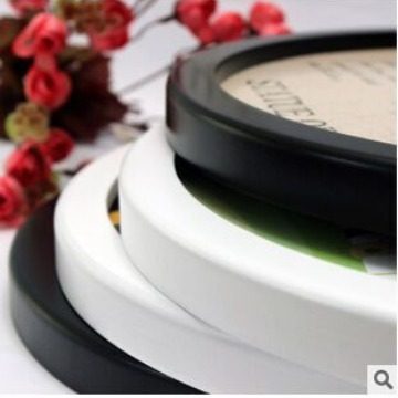 Manufacturer Wholesale Cross-Border Creative Round Photo Frame 81012inch Desktop Wall Hanging Combination Decorative Picture Frame Mounting Frame