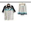 Striped black and blue