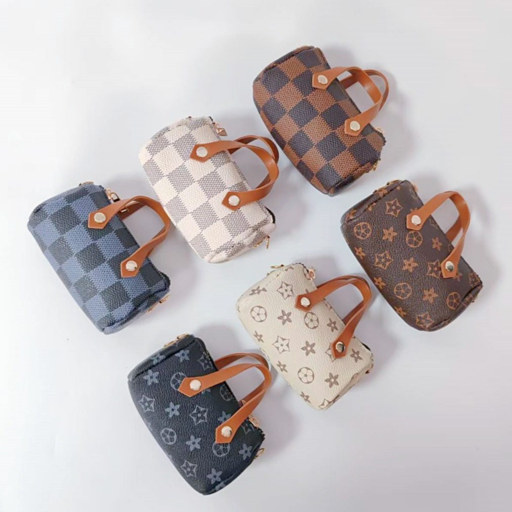 New Versatile Chain Coin Purse Printed Pillow Bag Single Shoulder Crossbody Fashion Lipstick Bag Women's Internet Celebrity Mini Bag