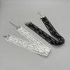 Lace Rose Niche Luxury Necklace Elegant Black and White Choker Collarbone Chain Choker Light Luxury Style