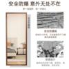 Large Mirror Solid Wood Full-Length Mirror Retro Dressing Mirror Floor Mirror Home High-End Internet Celebrity Girl Bedroom Fitting Mirror