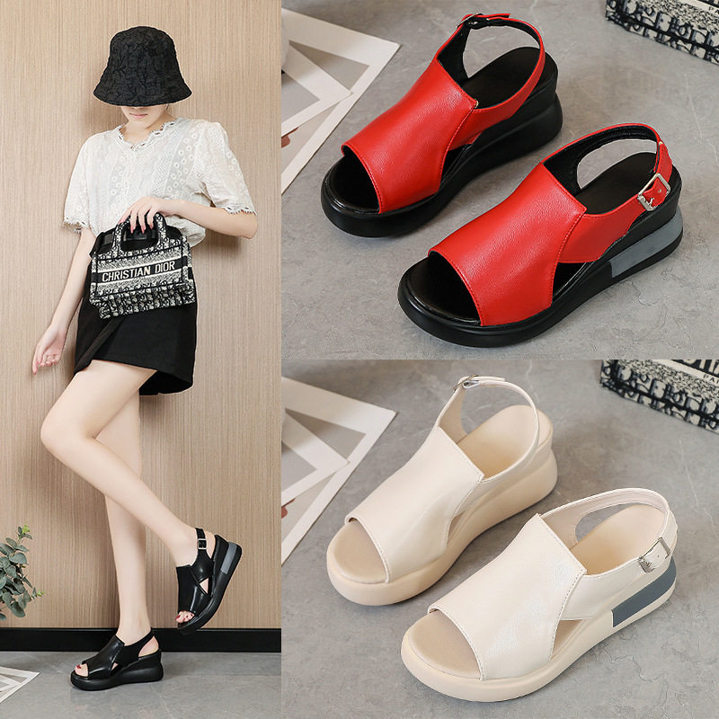 Sports Sandals Women's Summer 2021 New Student Flat Outer Wear Fairy Style Roman Beach Women's Shoes