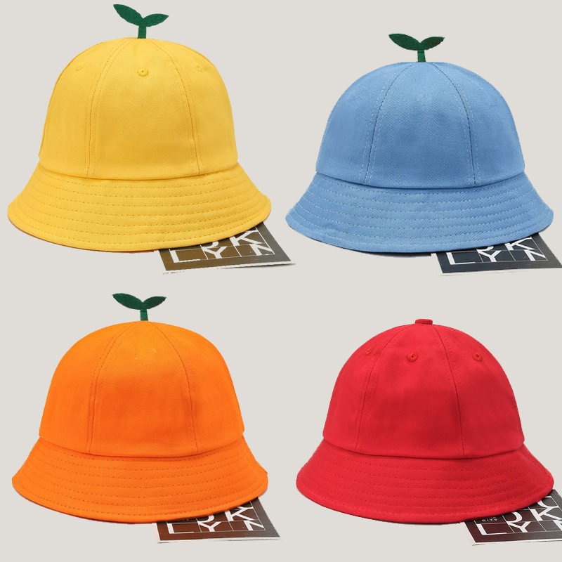 Small Yellow Hat Kindergarten Printed LOGO Children's Fisherman Hat Custom Marubeni Primary School Students Sunscreen Sun Hat Summer