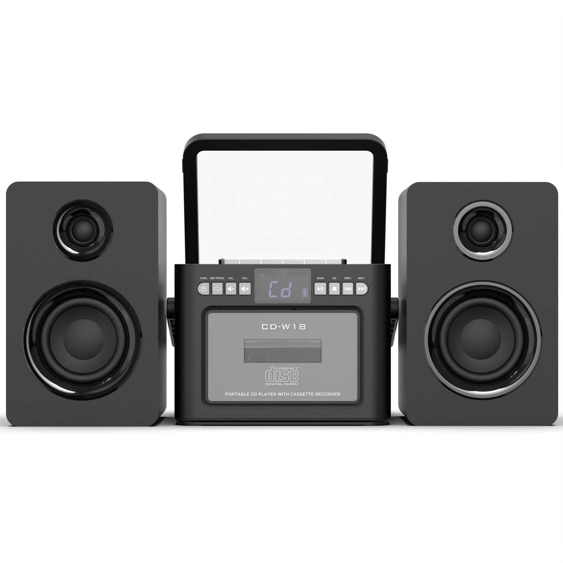 CD Player Desktop Speaker Home Bluetooth Audio Tape Player FM Radio TF English Rereading New CD Player