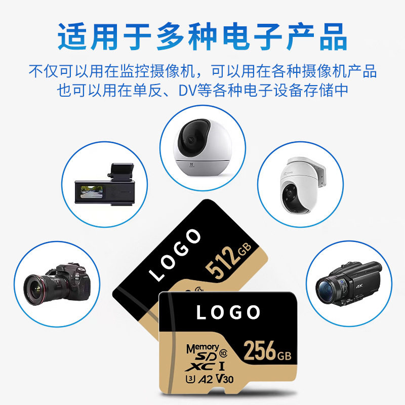 Wholesale Memory Storage Card 64g High-Speed Mobile Phone Tf Memory Card Digital Surveillance Driving Recorder Sdtf