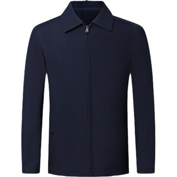 2026 Spring and Autumn Lapel Jacket for Men, Middle-Aged Executive Coat, Loose Fit, Trendy Brand, High-End Jacket, Men's Casual Business Jacket