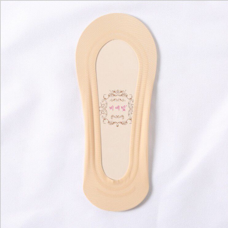 冰丝船袜春夏新款简约潮流浅口女士隐形袜纯色超薄透气硅胶不掉跟