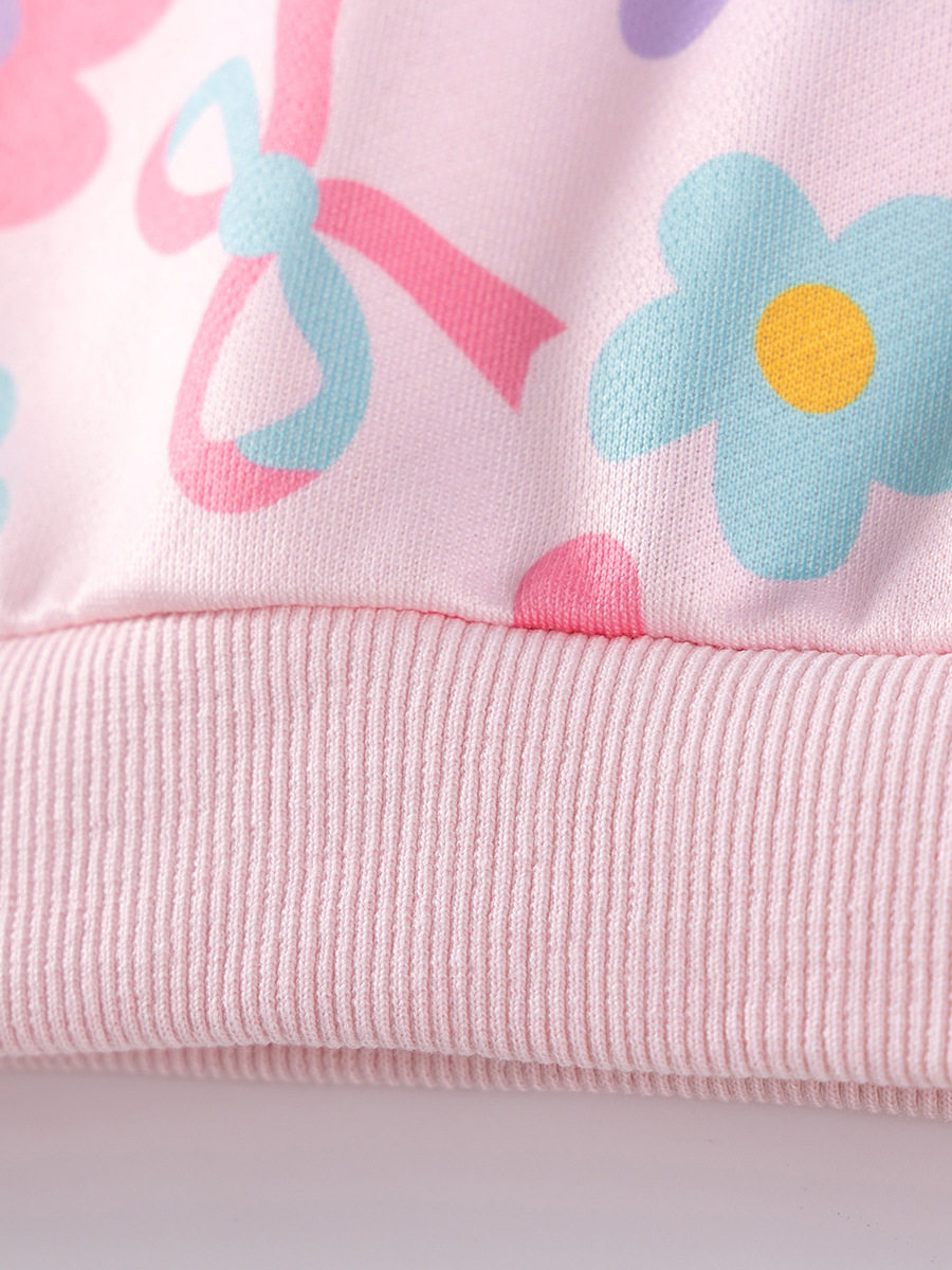 Source Factory Autumn Girls' Set Wholesale, [Style] Long-sleeve Baby Set, Cute Floral Kids' Outfit