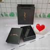 New Holy Family Lipstick Perfume Gift Box Gift Box Y Family Yangshulin Black Flip Perfume Packaging Gift Paper Bag
