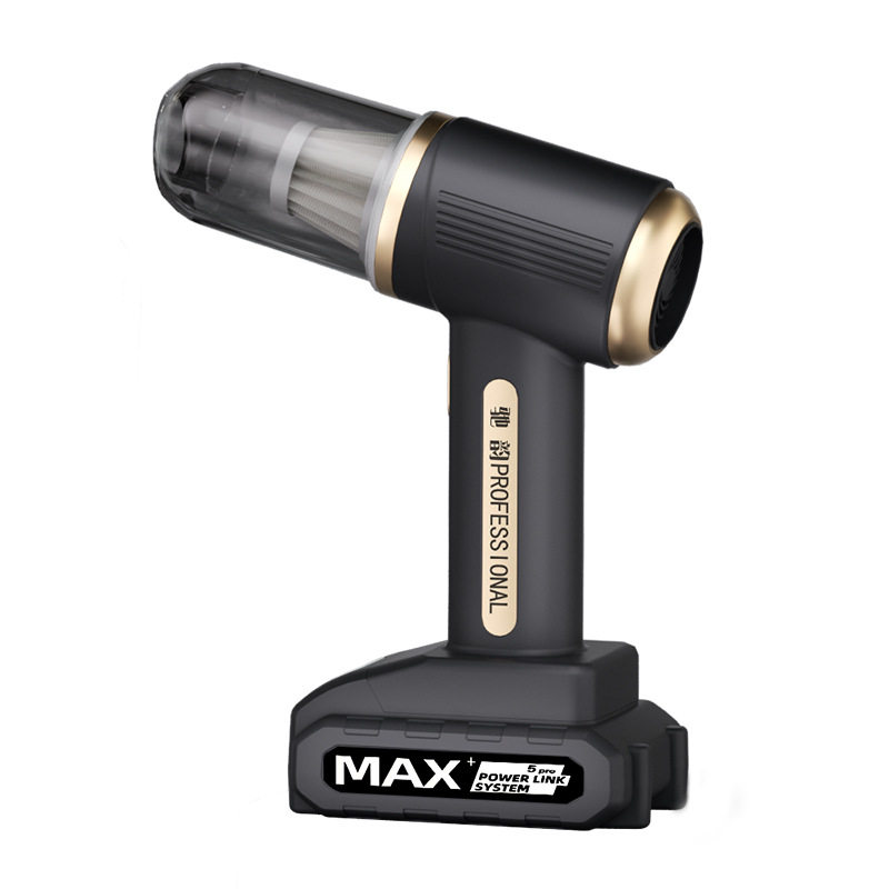 Car vacuum cleaner car household portable wireless charging handheld large suction brushless high power dust blowing cross-border