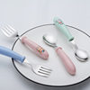 Children's Learning Household Children's Tableware Spoon suit A Baby's Learning to Eat Artifact